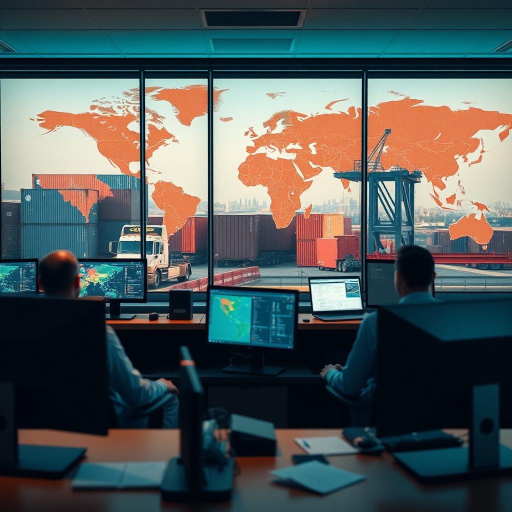 Cross-border freight forwarder orchestration